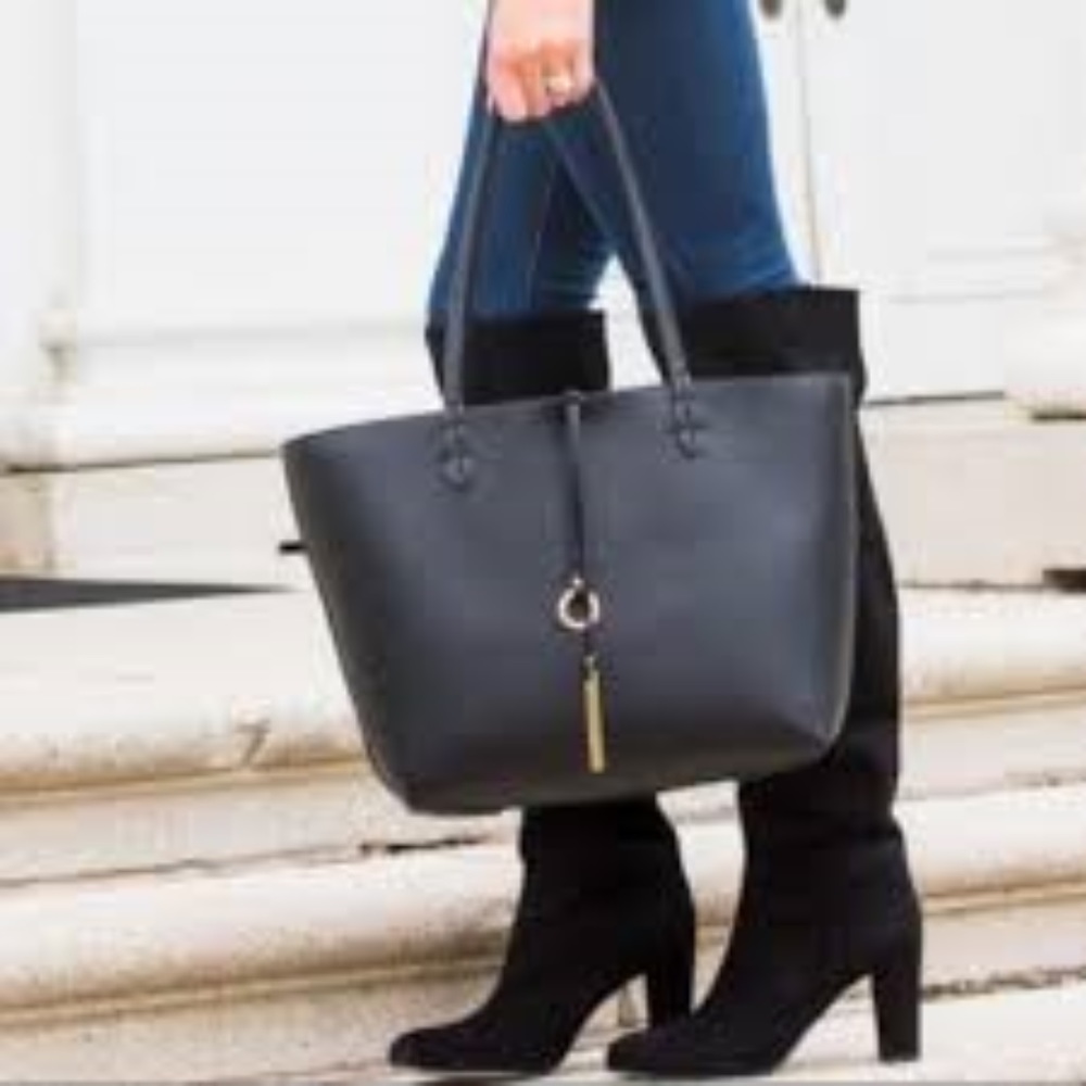 Halogen Black Over-the-Knee Suede Boots